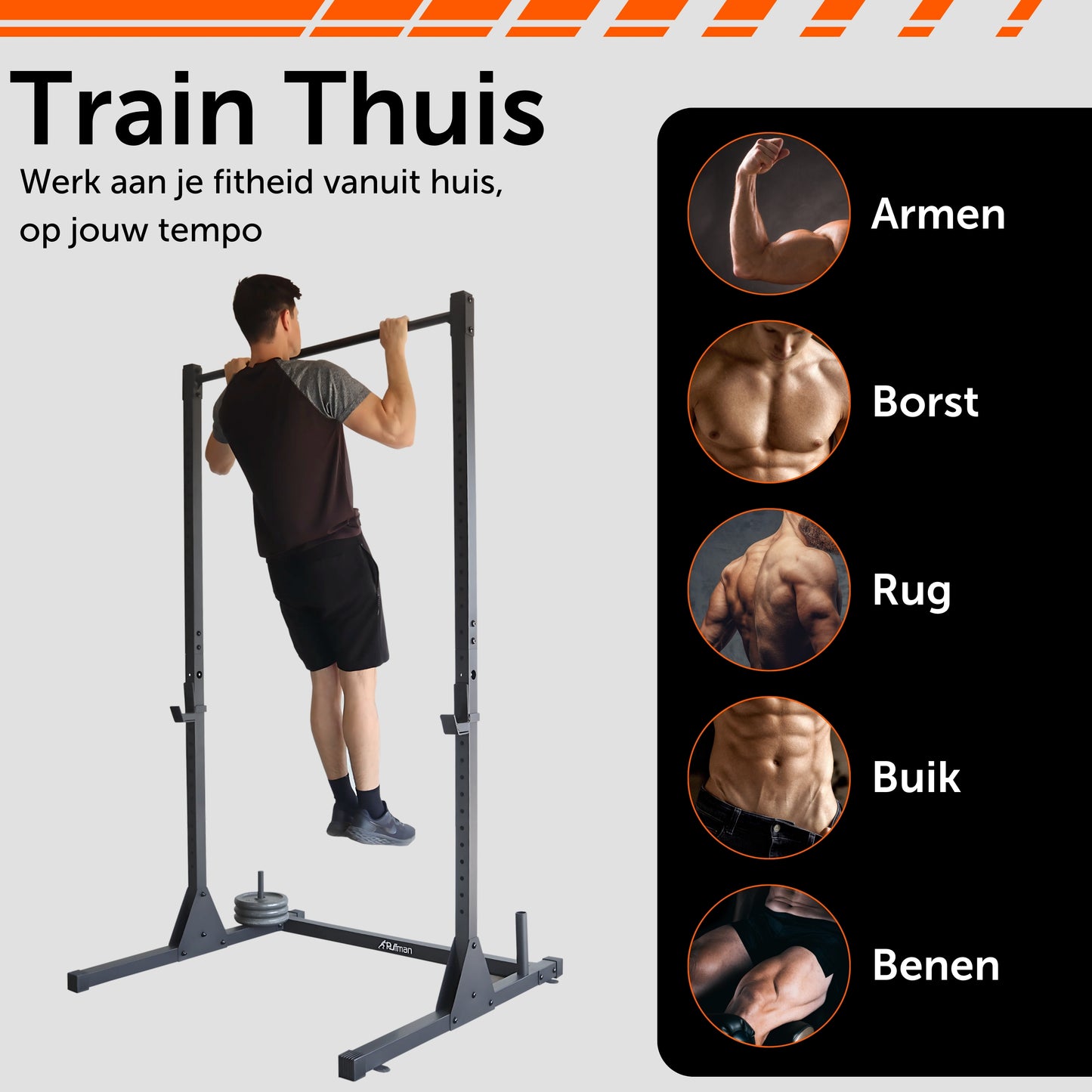 Half Rack - Pull-up Station - HR-200