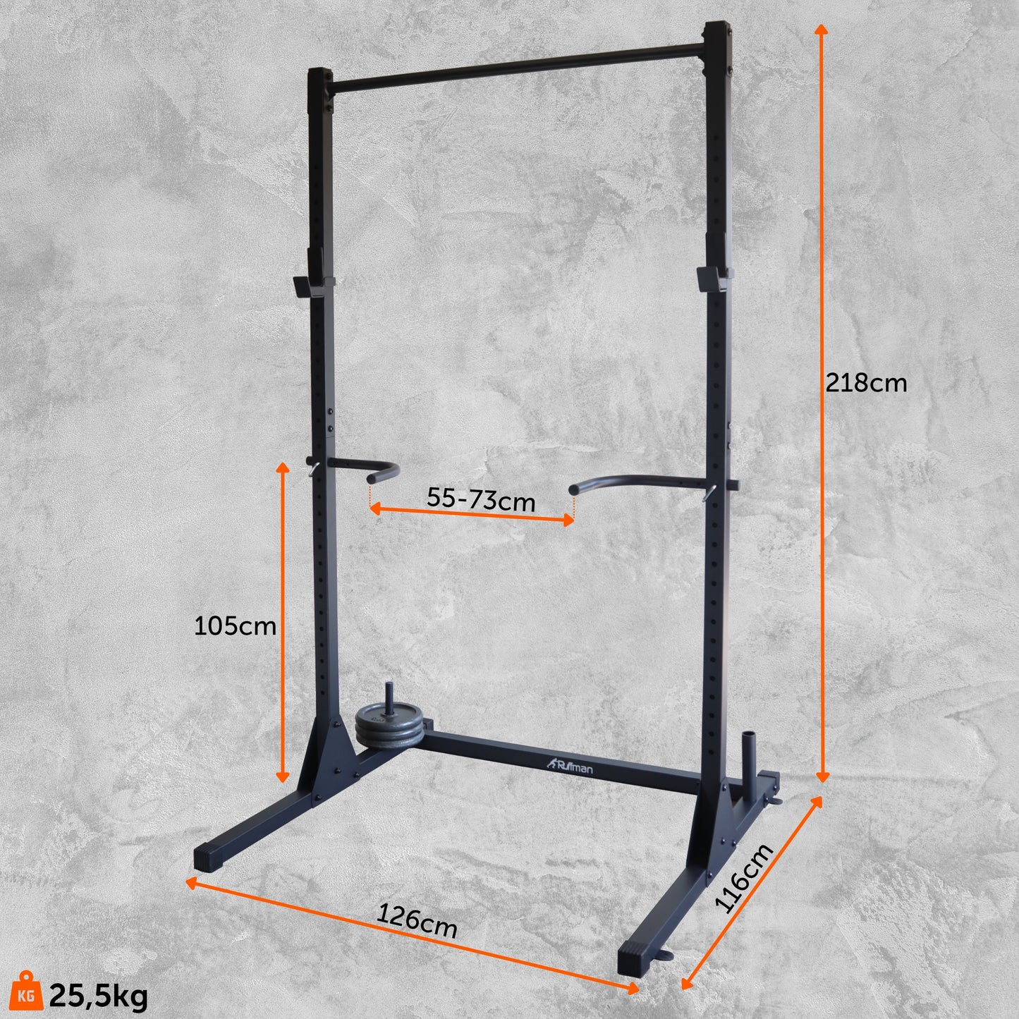 Half Rack - Pull-up Station - HR-200