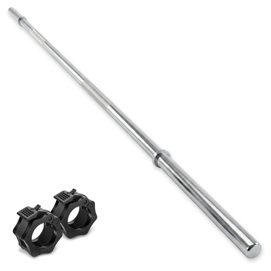 Hantelstange - Barbell - Mit Federverschlüssen - 180 cm - Ø 30 mm