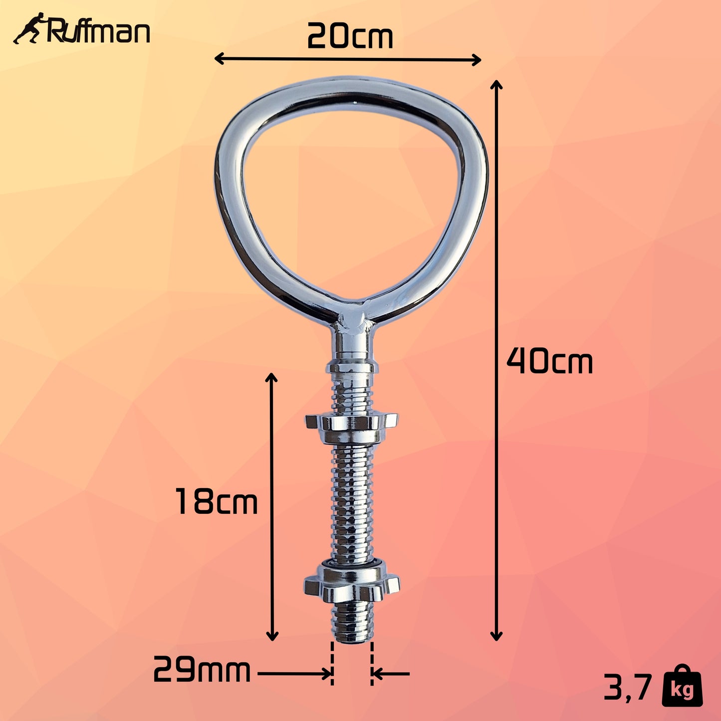 Kettlebell Handle - Adjustable - 30mm - Kettlebells