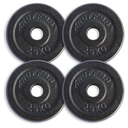 4x2,5kg halterschijven set