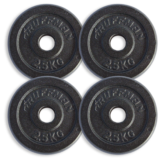 4x2,5kg halterschijven set
