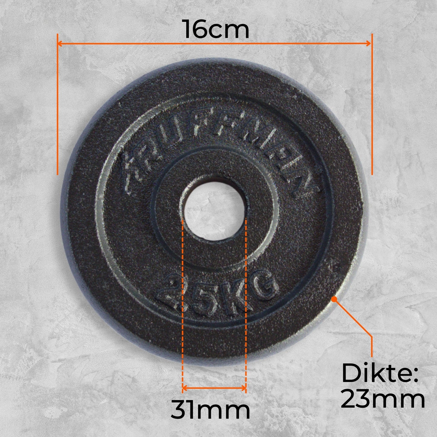 4x2,5kg halterschijven set