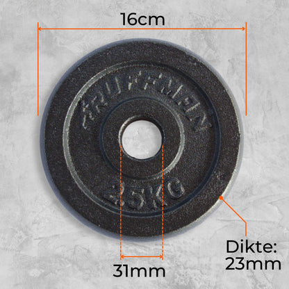 4x2,5kg halterschijven set