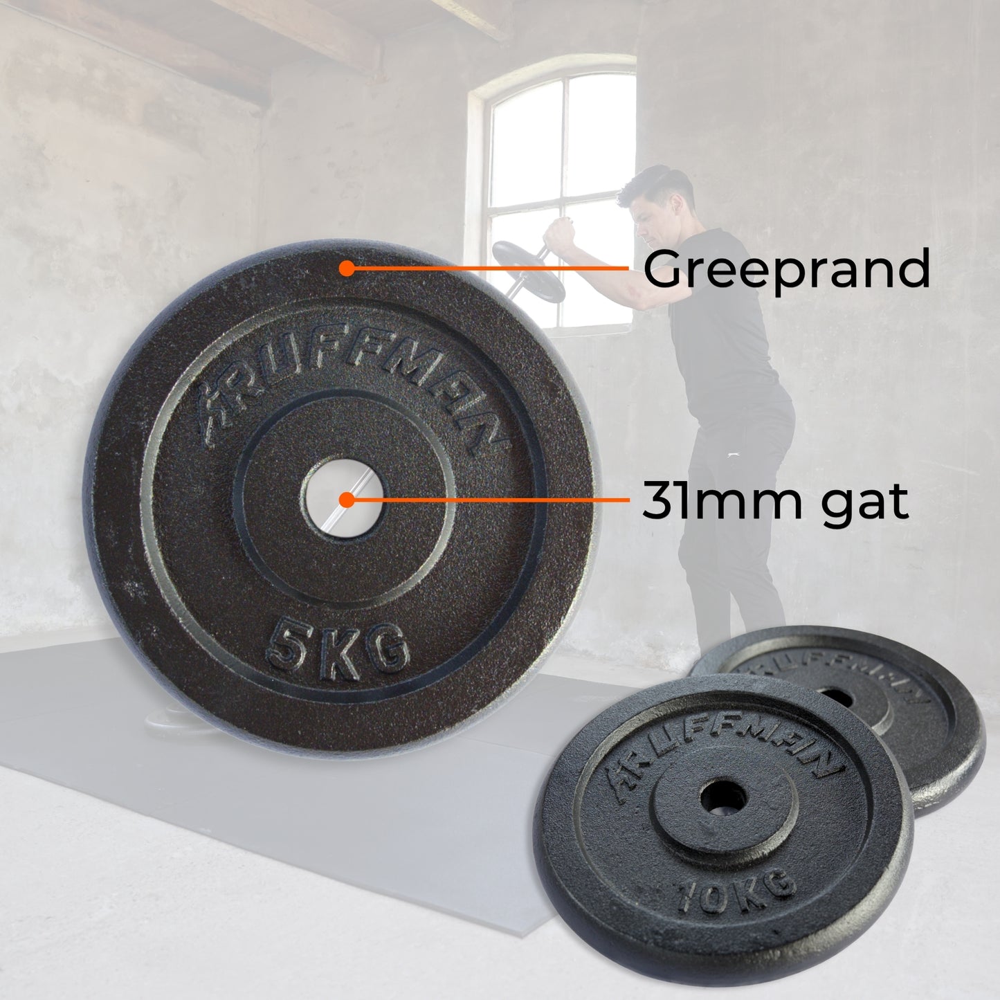 4x5kg Hantelscheiben Set - 20kg