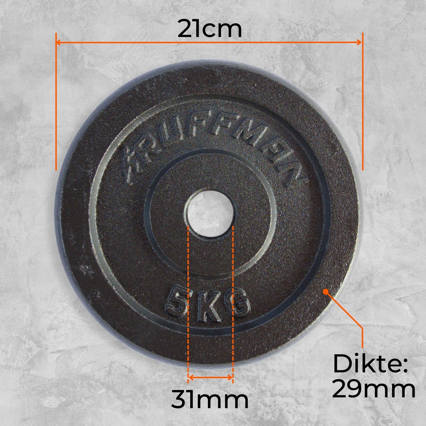 4x5kg Hantelscheiben Set - 20kg