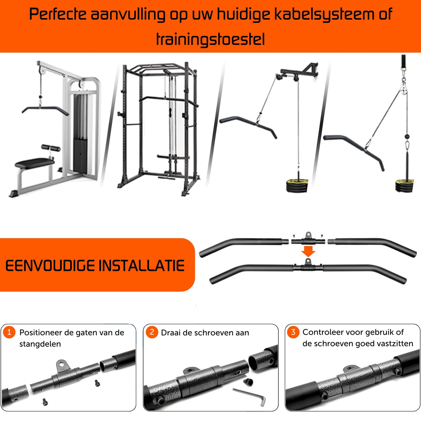 Ruffman Lat pulldown bar - grip