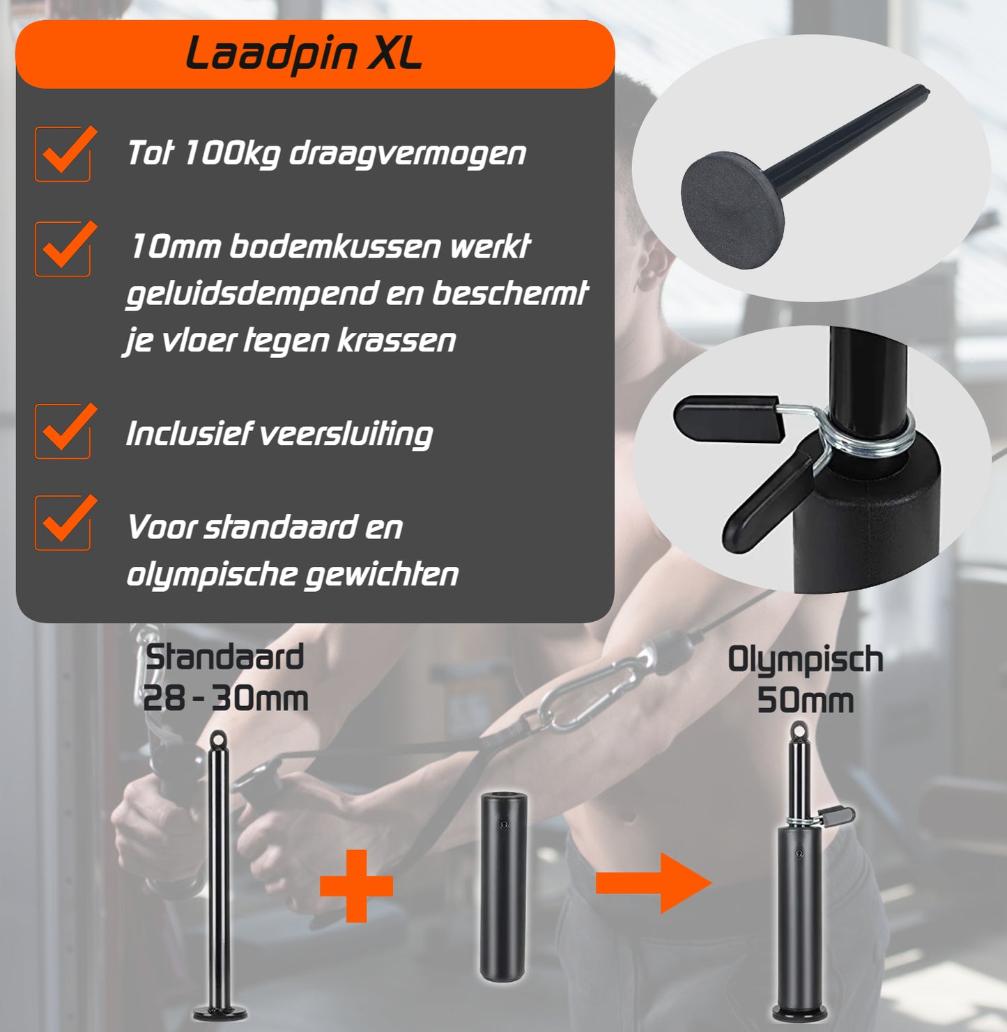 Fitness cable system - XXL set