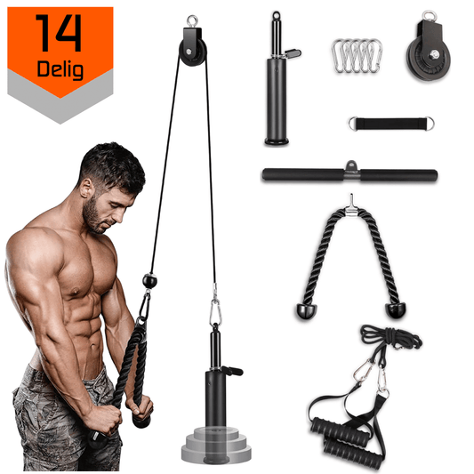 Fitness Kabelsystem - Großes Set