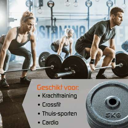4x5kg dumbbell plates set - 20kg