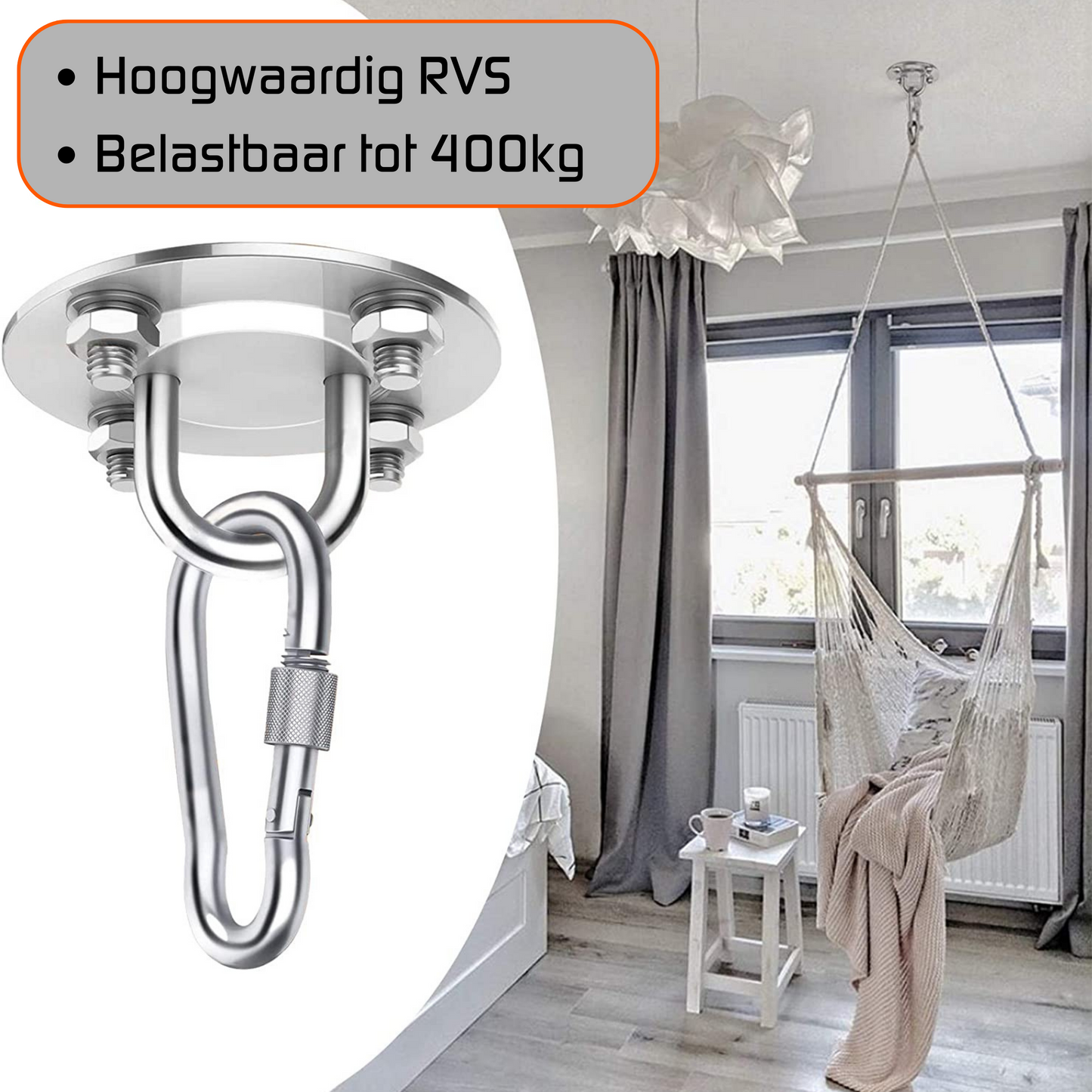 Ceiling Hook for Fitness Cable System